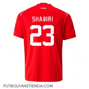 Suiza Xherdan Shaqiri #23 Primera Equipación Mundial 2022 Manga Corta